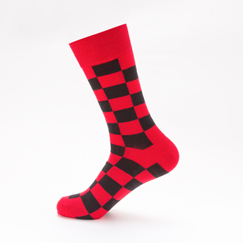 Geometric Crew Socks