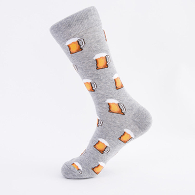 Food Pattern Crew Socks