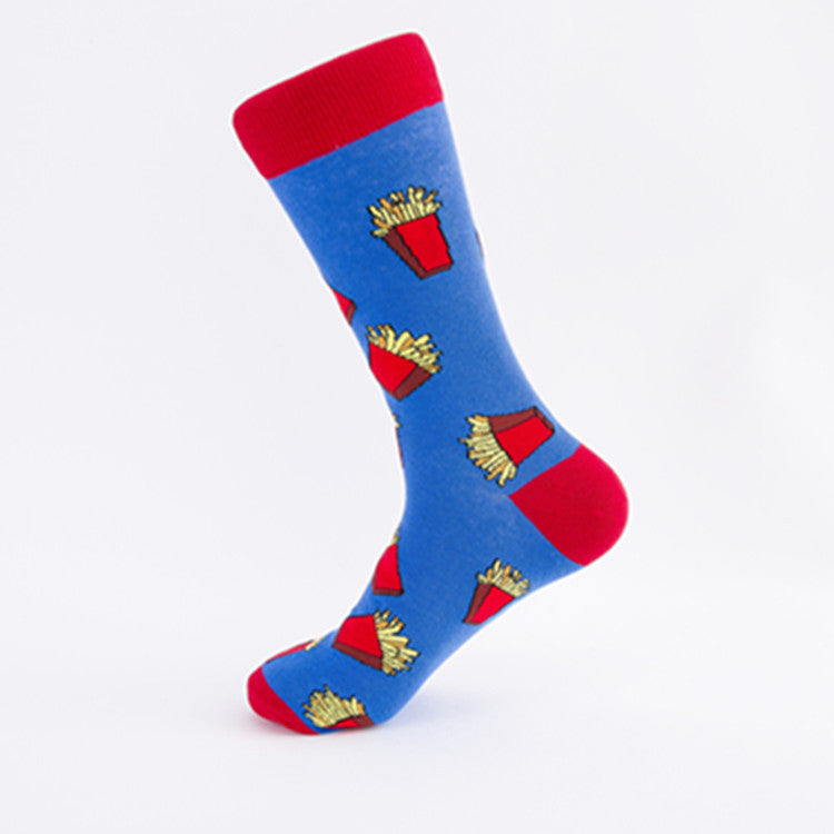 Food Pattern Crew Socks