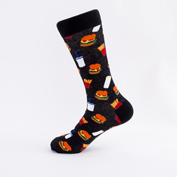Food Pattern Crew Socks