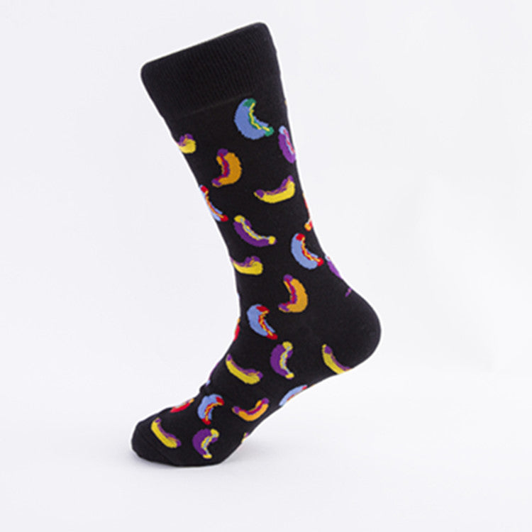 Food Pattern Crew Socks