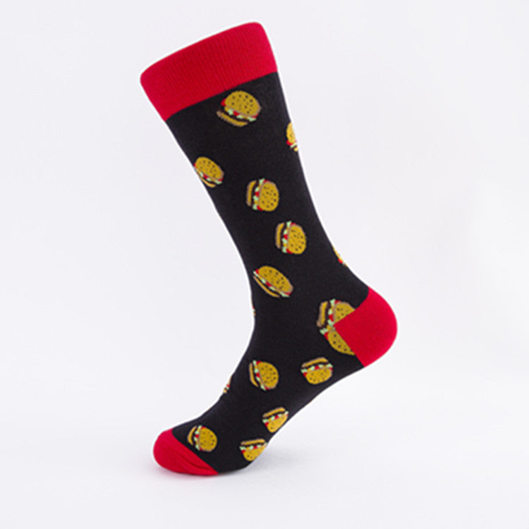 Food Pattern Crew Socks