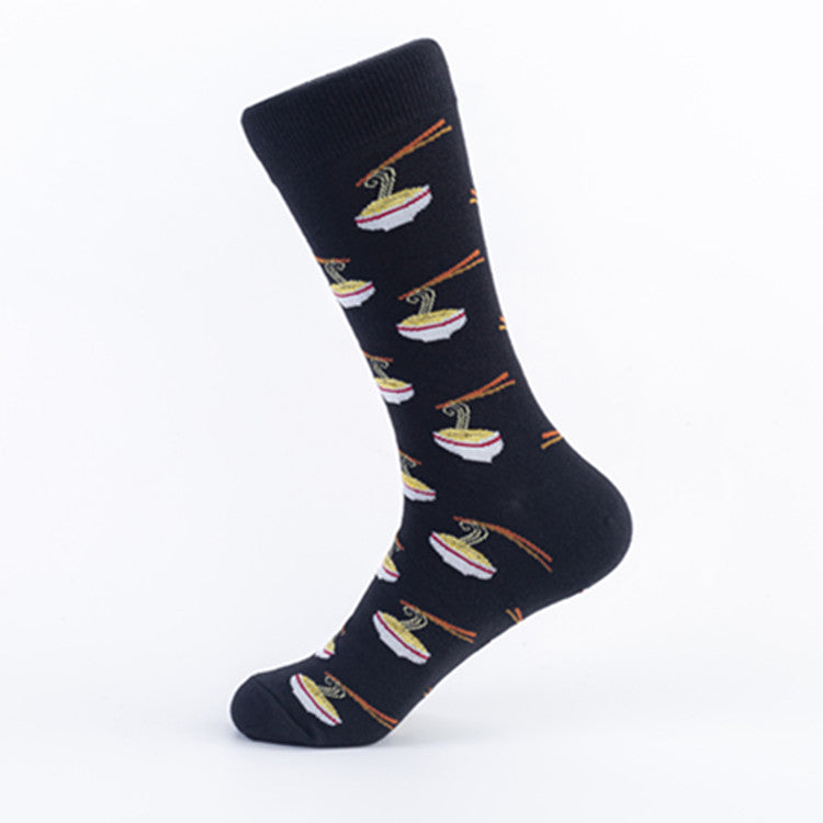 Graphic Casual Crew Socks