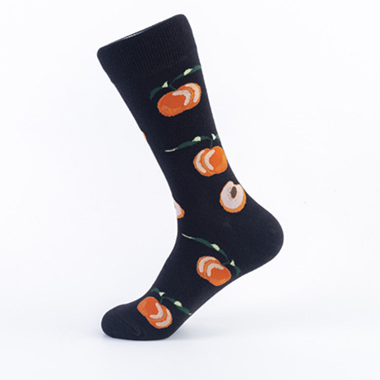 Graphic Casual Crew Socks