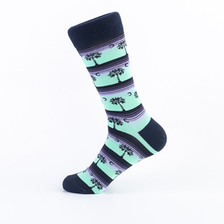 Graphic Casual Crew Socks