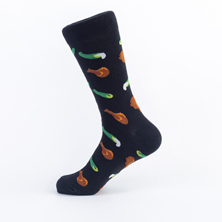 Graphic Casual Crew Socks