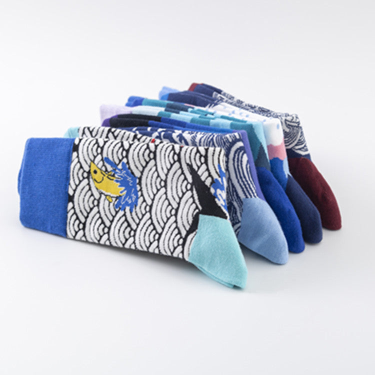 Nature Inspired Crew Socks - Dolphin