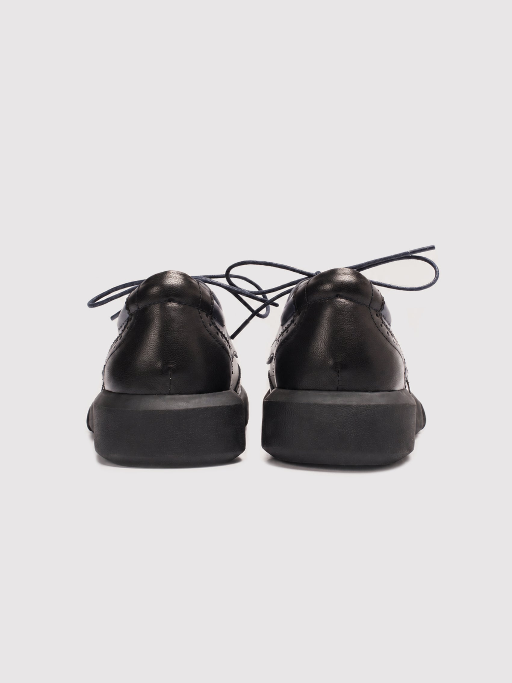 Dandy Block Tri-Colour Leather Brogue Oxford Shoes