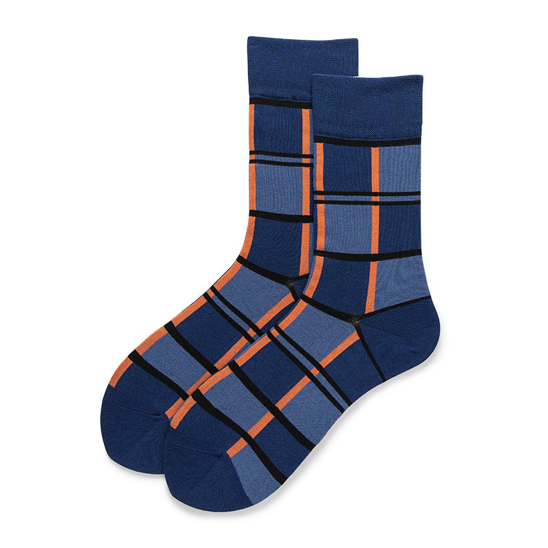 Unisex Urban Athletic Long Socks – Casual Cotton-Blend Skateboard Socks
