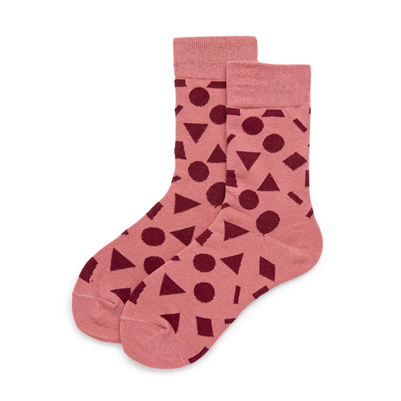 Unisex Slouch-Fit Crew Socks – Spring Cotton Streetwear Skate Socks