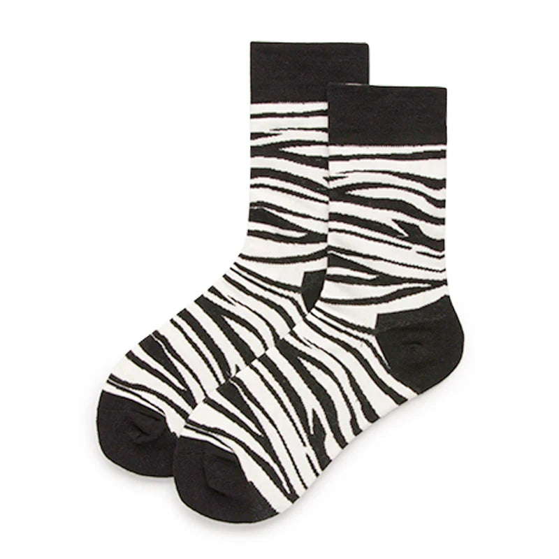 Unisex Slouch-Fit Crew Socks – Spring Cotton Streetwear Skate Socks