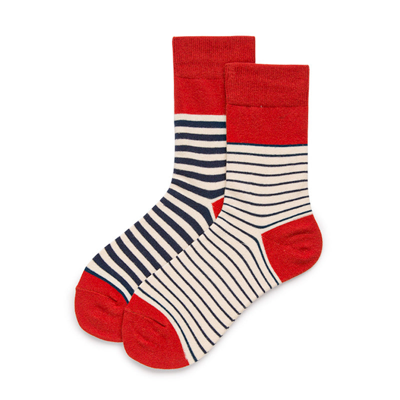 Unisex Urban Athletic Long Socks – Casual Cotton-Blend Skateboard Socks