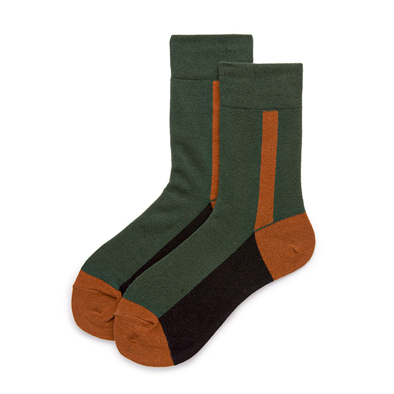 Unisex Urban Athletic Long Socks – Casual Cotton-Blend Skateboard Socks