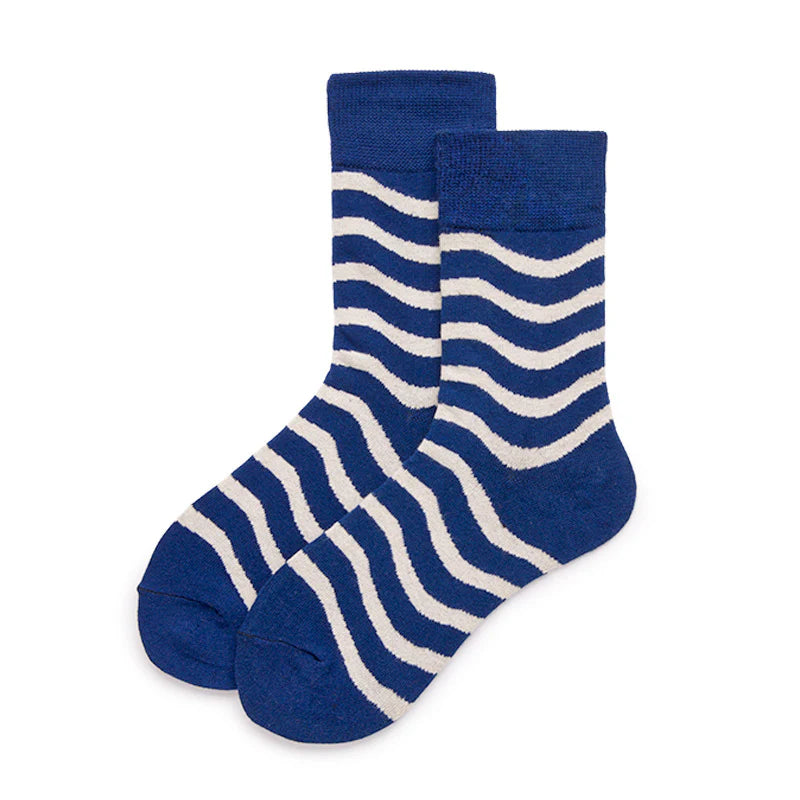 Unisex Slouch-Fit Crew Socks – Spring Cotton Streetwear Skate Socks