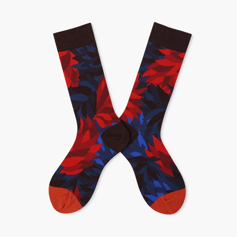 Women’s Atelier Style Long Crew Socks – Sophisticated Fall Winter Everyday Socks