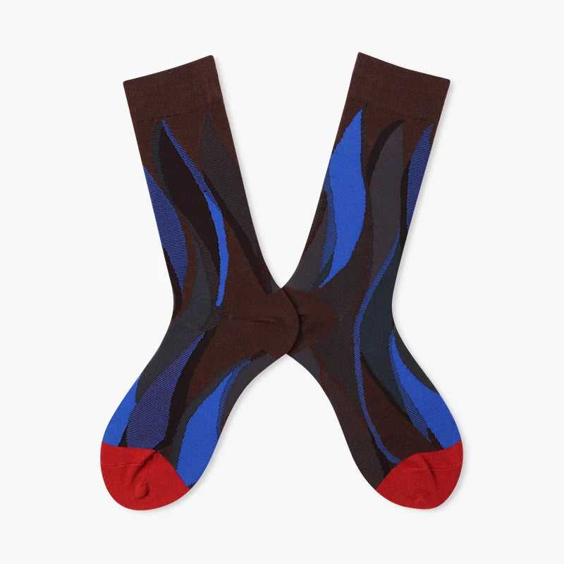 Women’s Left Bank Crew Socks – Refined French-Inspired Autumn Fashion Socks