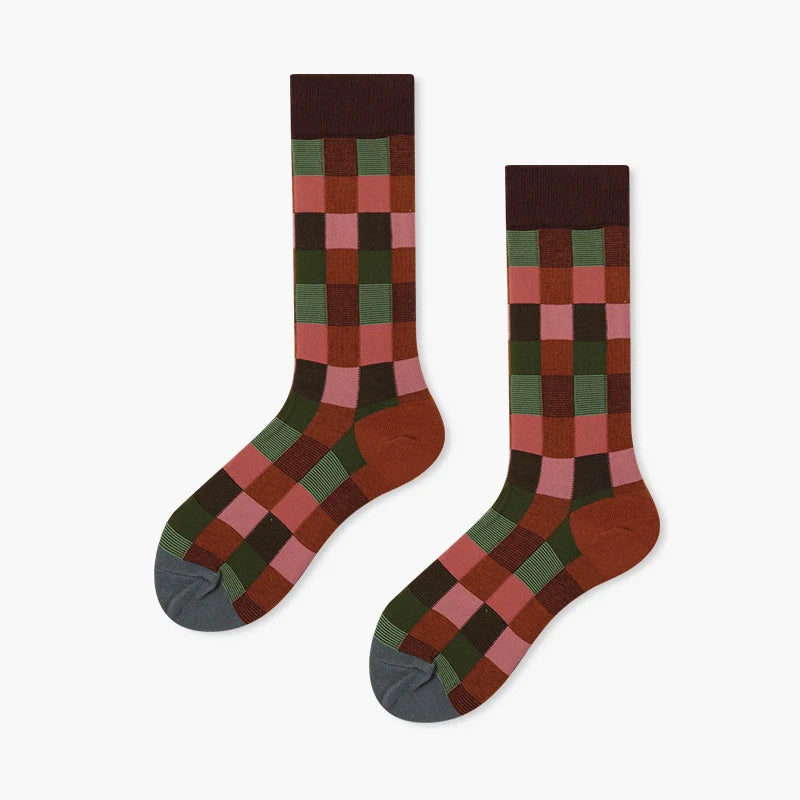 Women’s Boulevard Chic Tube Socks – French-Inspired Seasonal Fashion Socks