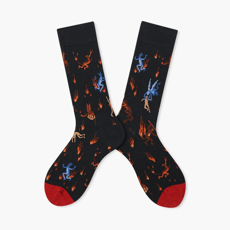 Women’s Parisian Minimalist Mid-Calf Socks – Elegant Cool-Weather Casual Socks