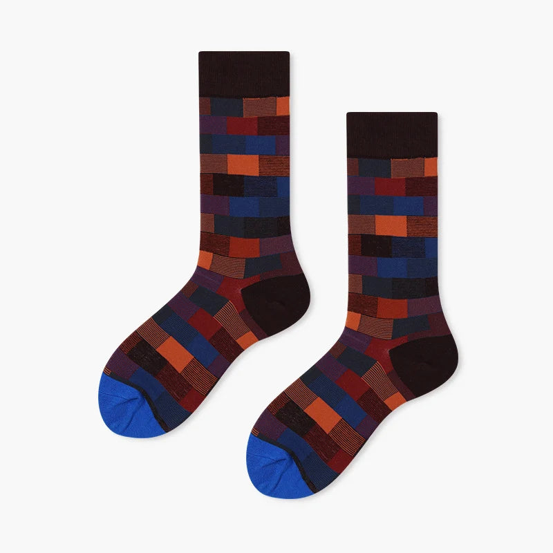 Women’s Atelier Style Long Crew Socks – Sophisticated Fall Winter Everyday Socks