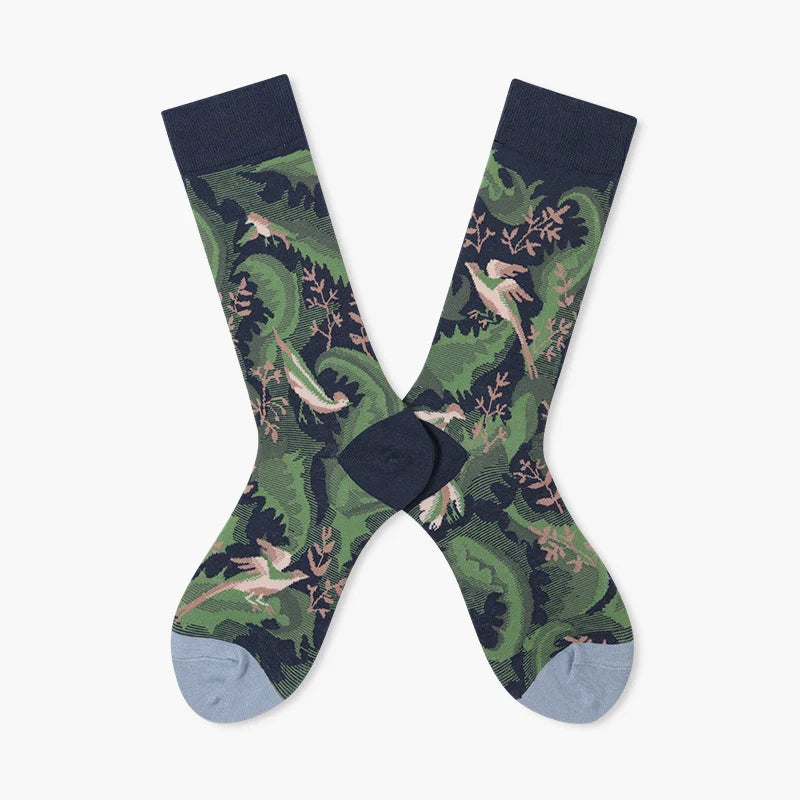 Women’s Left Bank Crew Socks – Refined French-Inspired Autumn Fashion Socks