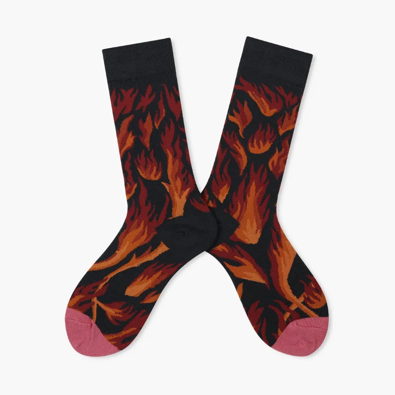 Women’s Left Bank Crew Socks – Refined French-Inspired Autumn Fashion Socks