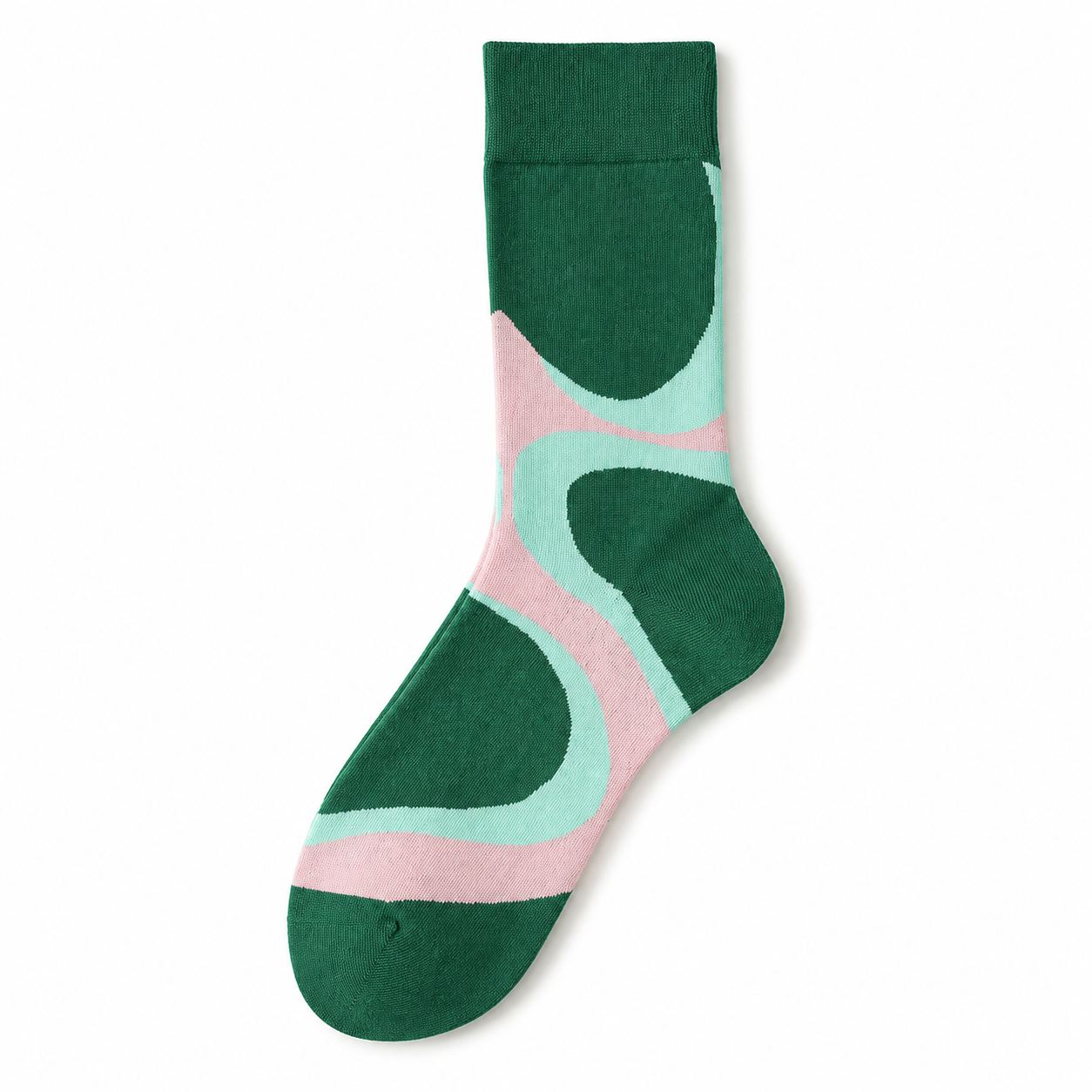 Women’s Petite Embroidery Crew Socks – Korean-Inspired Sweet Cotton Socks