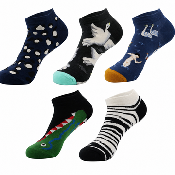 Men’s Juicy Fruit Liner Socks – Breathable Short Socks for Warm Weather