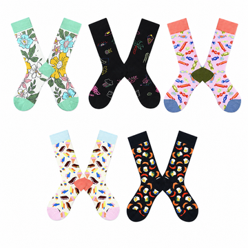 Women’s Chessboard Pattern Mid-Calf Socks – Bold Cold-Weather Casual Socks