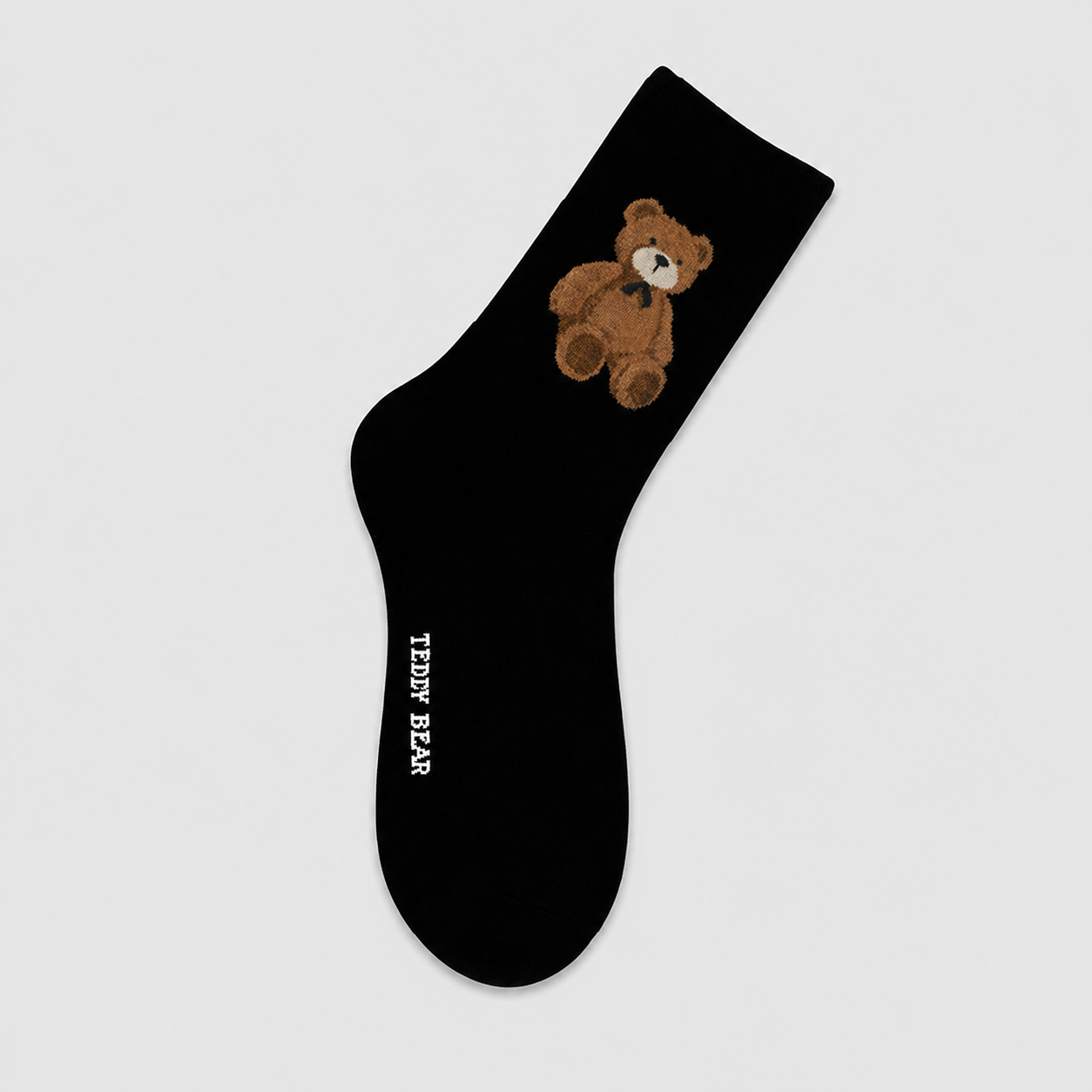 Unisex Matching Bear Crew Socks – Korean Preppy Cotton Couple Socks