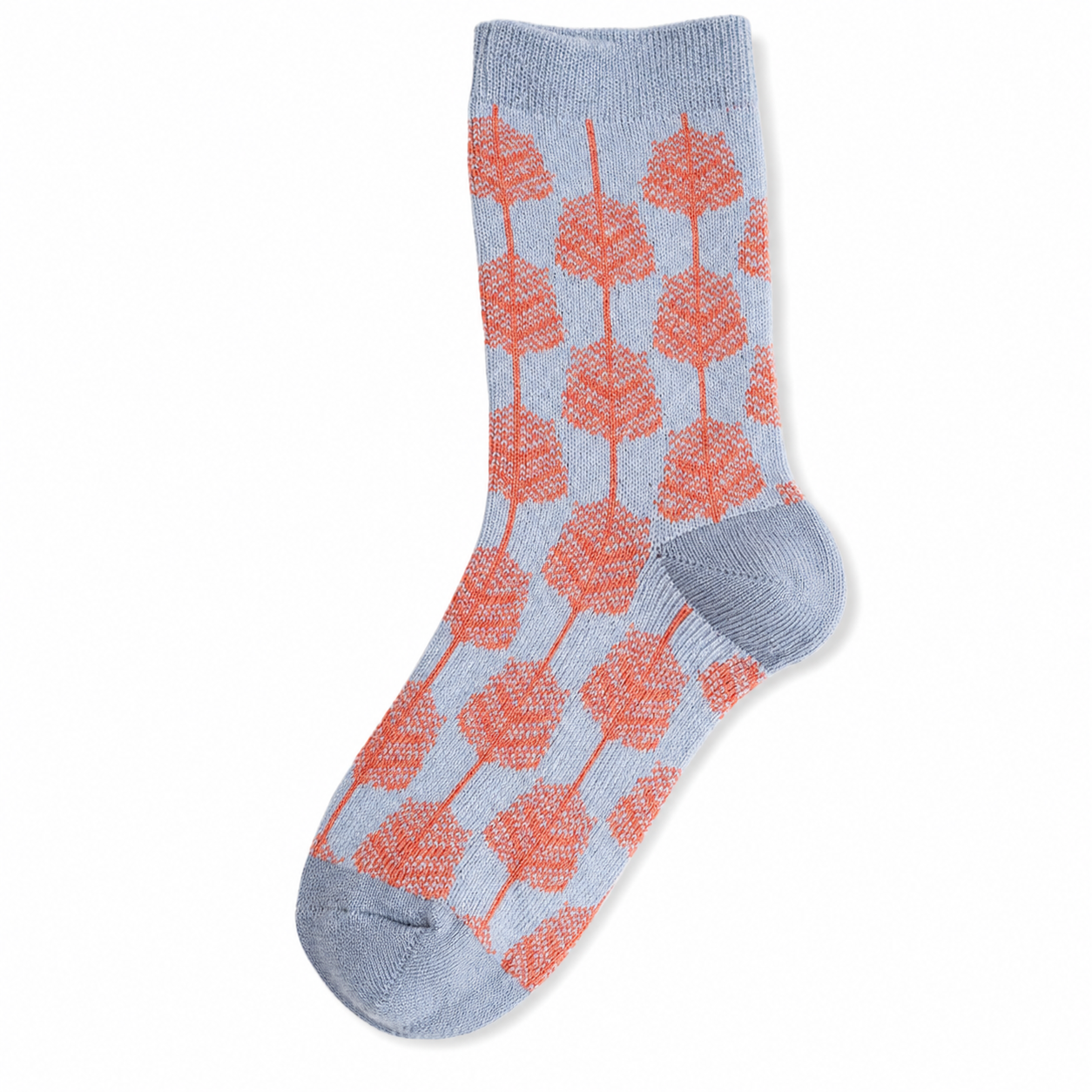 Women’s Rustic Botanical Critter Mid-Calf Socks – Cozy Moisture-Absorbing Cold-Weather Socks