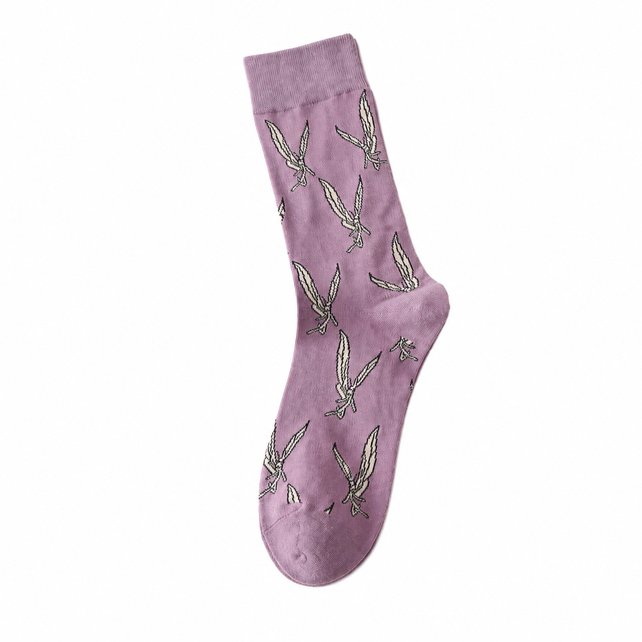 Women’s Korean-Inspired Embroidered Crew Socks – Cute Transitional Season Socks