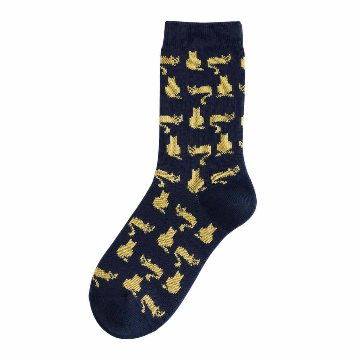Women’s Folk Floral Animal Crew Socks – Thick Chunky-Knit Winter Socks