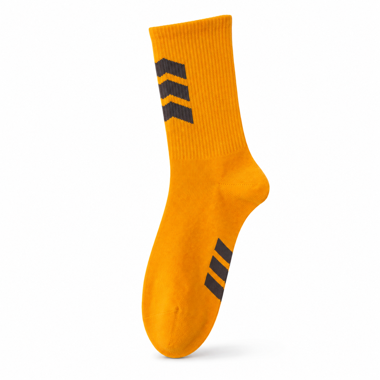Women’s Minimal Embroidery Mid-Calf Socks – Campus-Inspired Cotton Socks