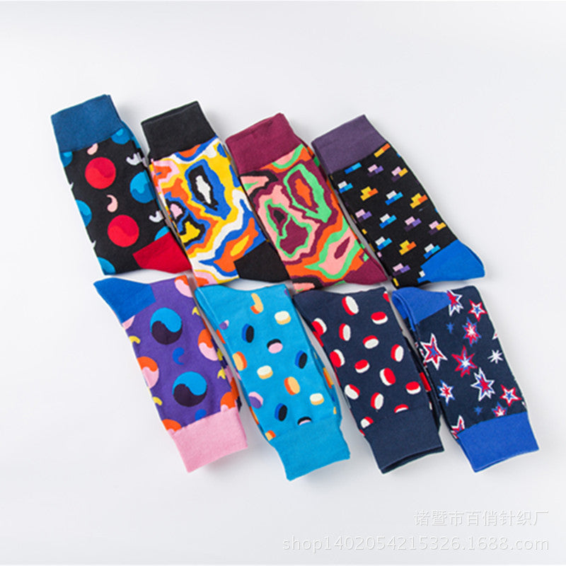 Street Skate Crew Socks - Pink Trigram