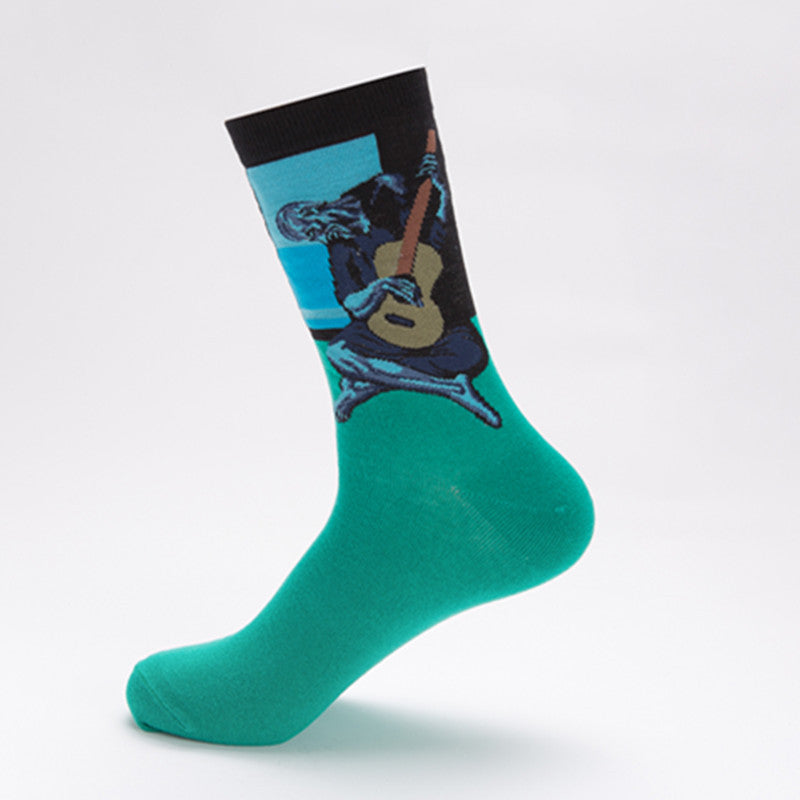 Art Portrait Crew Socks