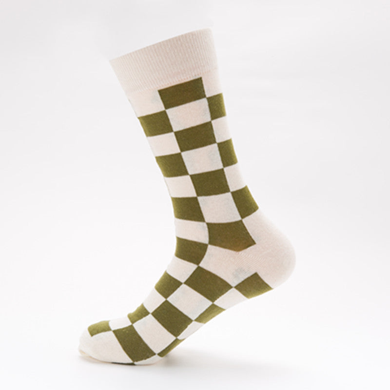 Geometric Crew Socks