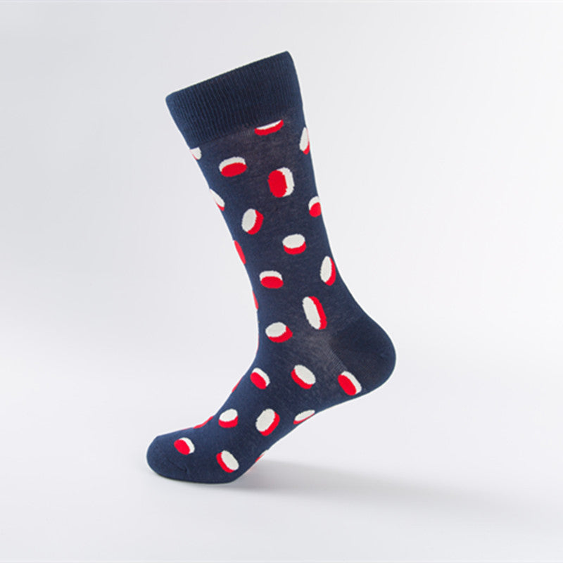 Street Skate Crew Socks - Dark Blue Trigram