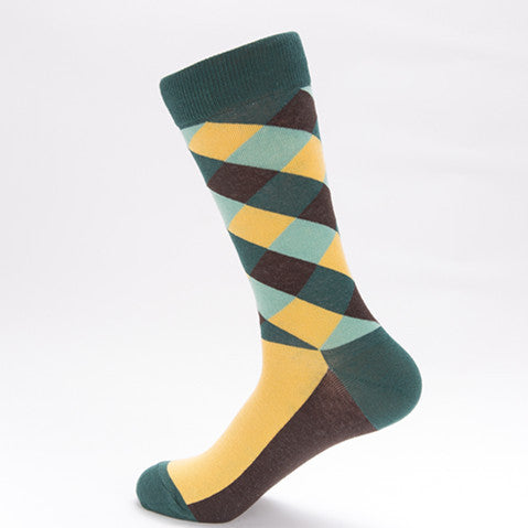 Argyle Skate Crew Socks