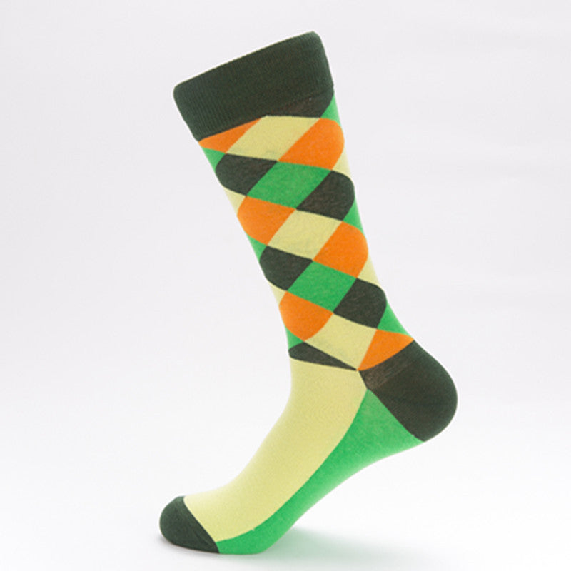 Argyle Skate Crew Socks