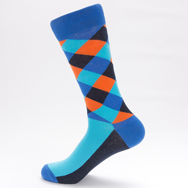 Argyle Skate Crew Socks