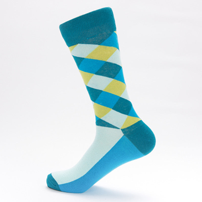 Argyle Skate Crew Socks