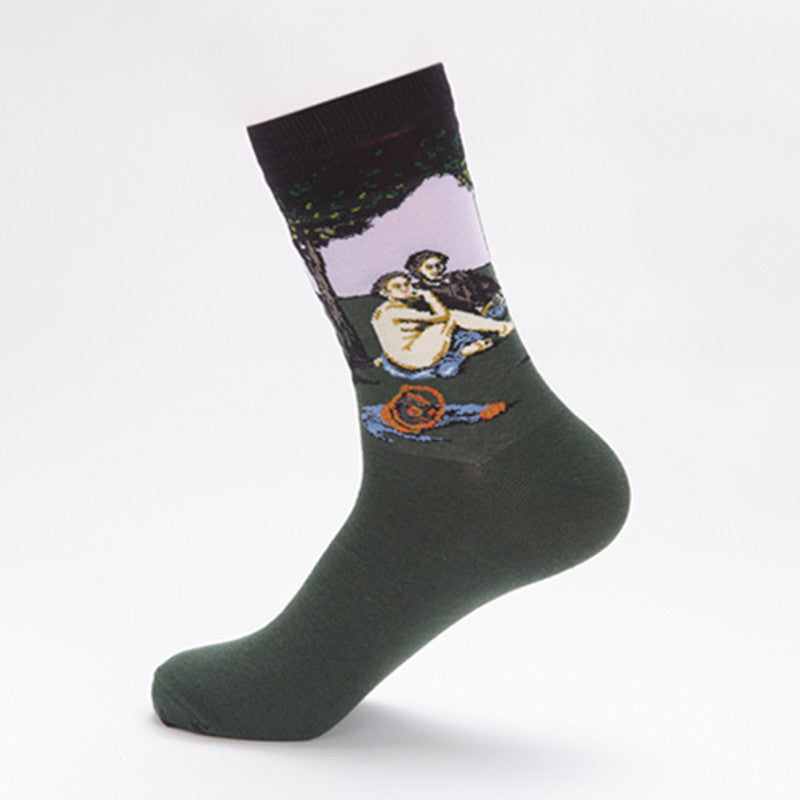 Art Portrait Crew Socks