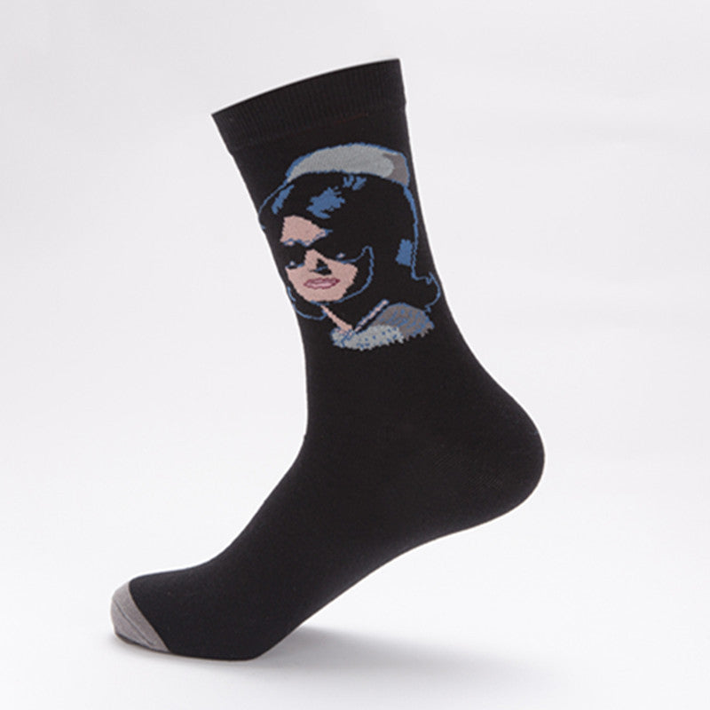 Art Portrait Crew Socks
