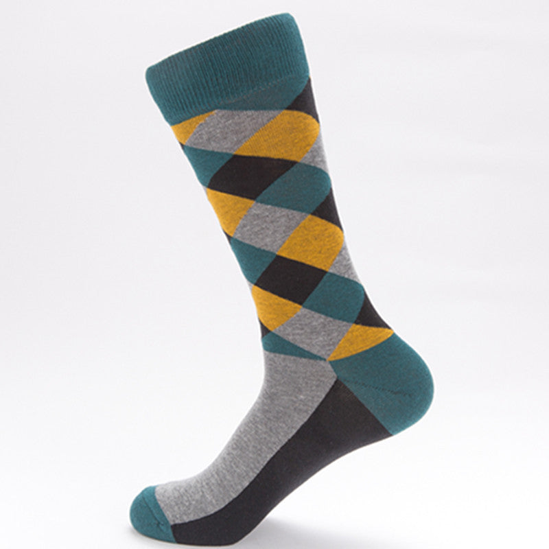Argyle Skate Crew Socks