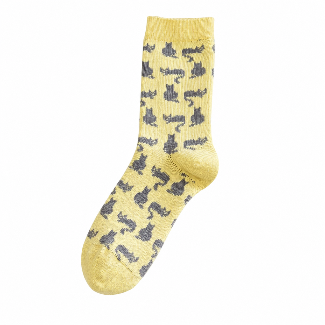 Women’s Folk Floral Animal Crew Socks – Thick Chunky-Knit Winter Socks