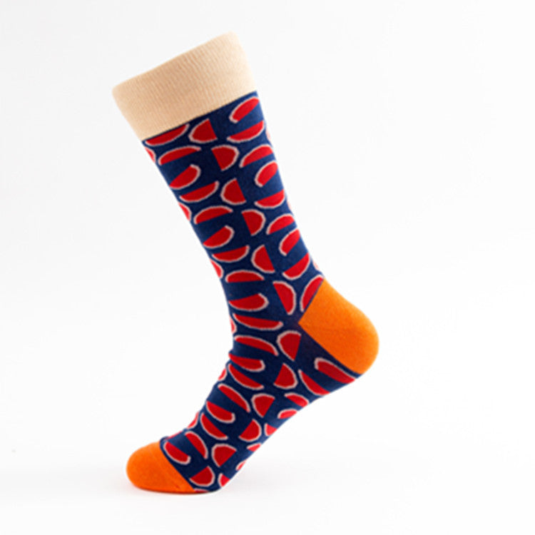 Colorful Pattern Crew Socks
