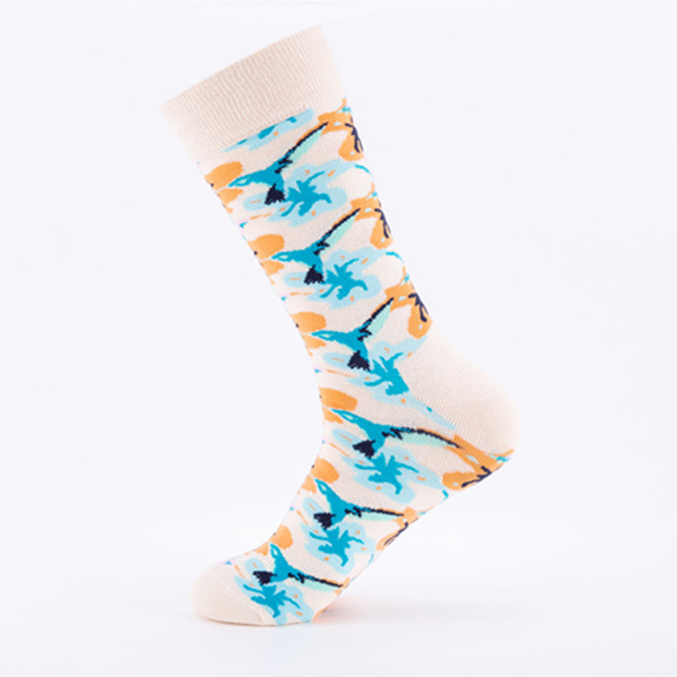 Ocean Wave Crew Socks