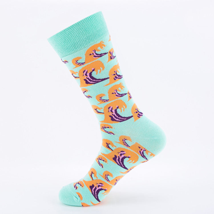 Ocean Wave Crew Socks