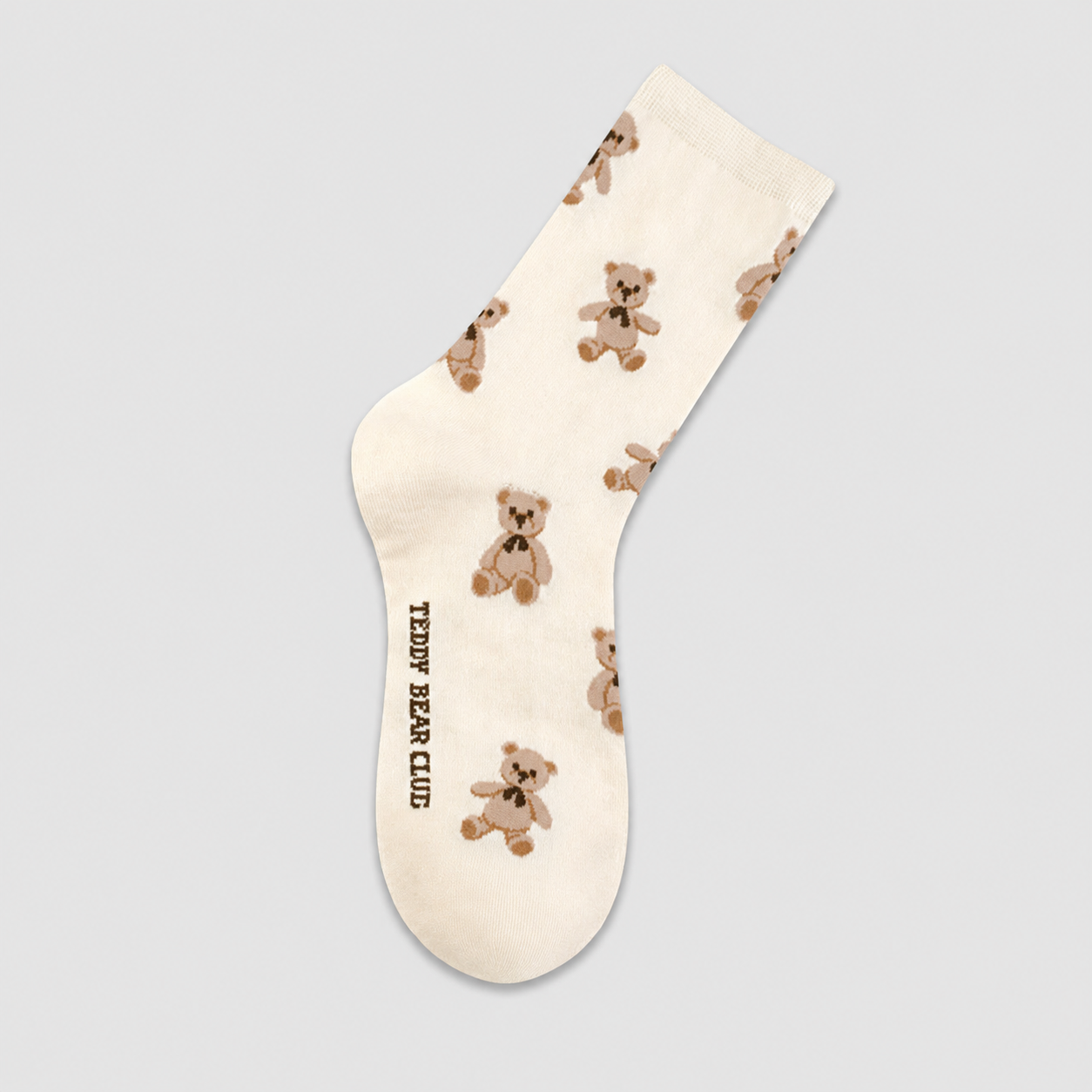 Unisex Matching Bear Crew Socks – Korean Preppy Cotton Couple Socks