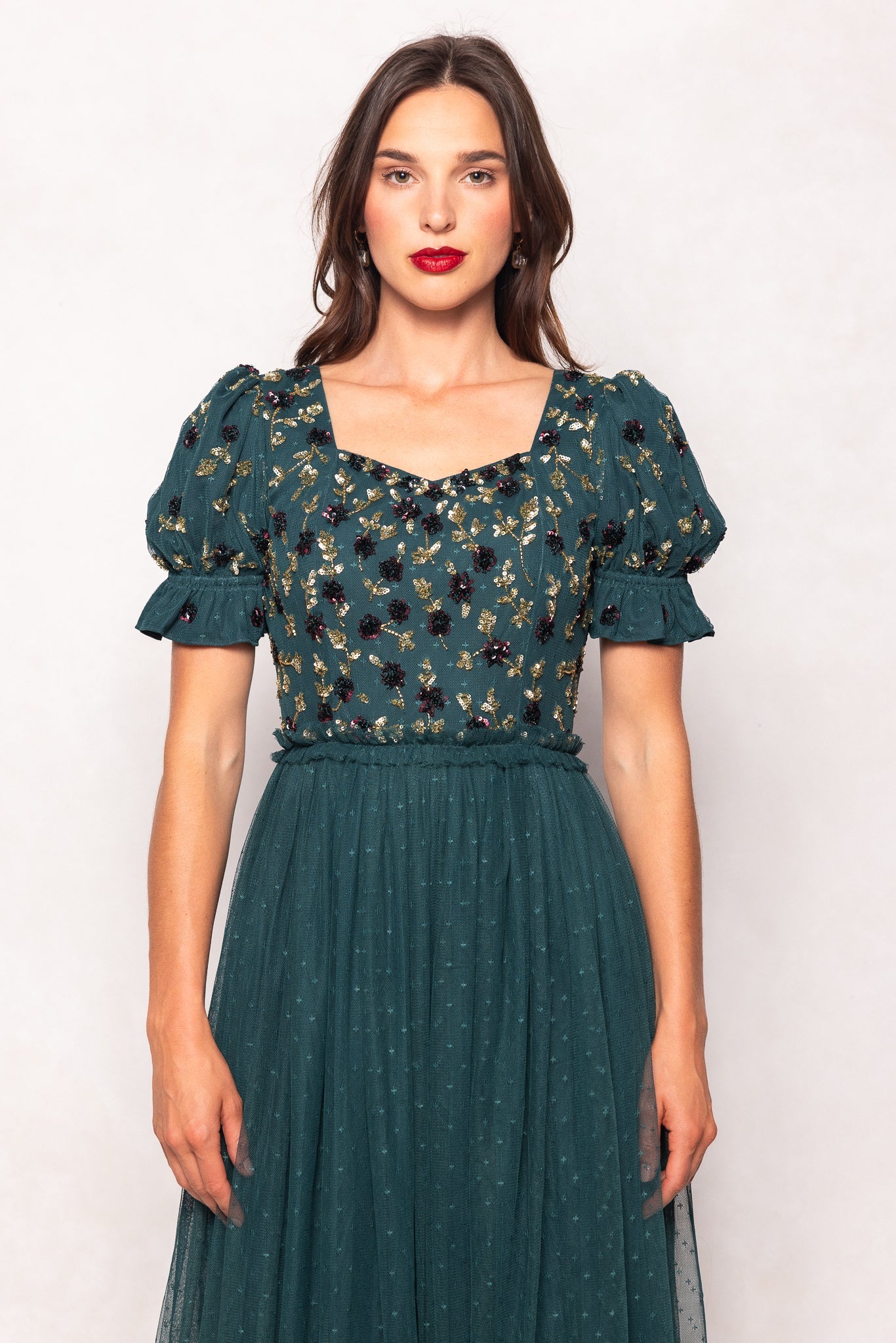 Adara Dress in Green
